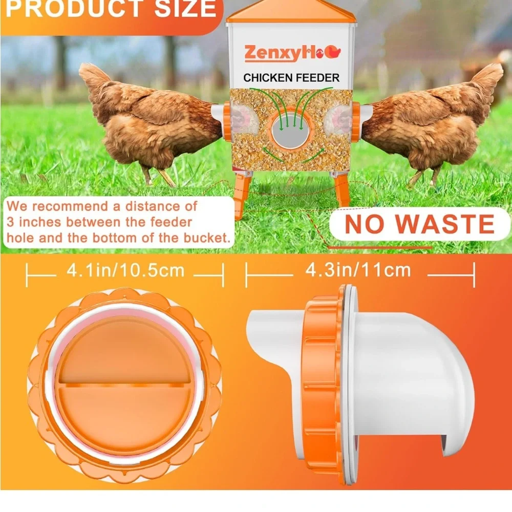 Orange Chicken Feeder